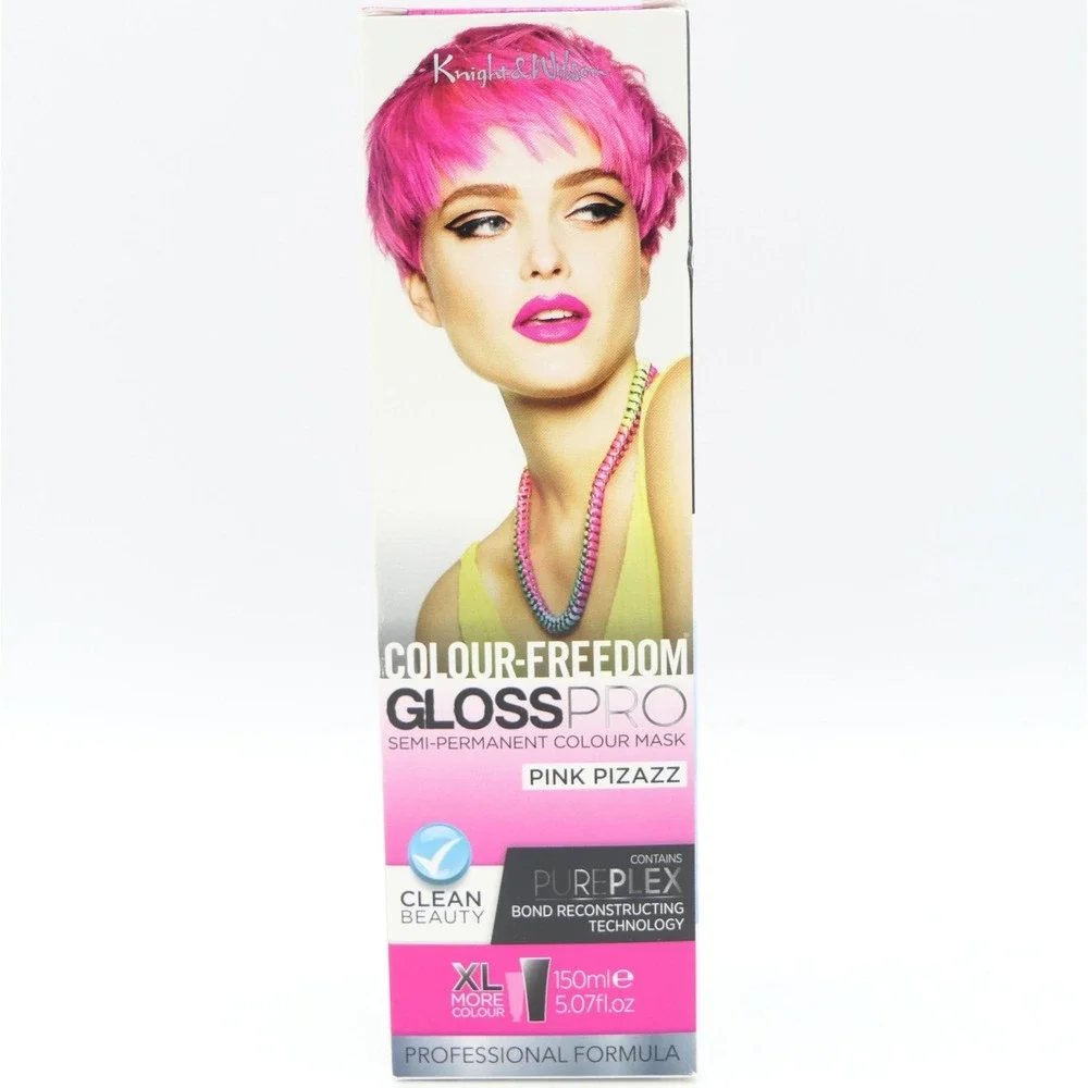 Knight & Wilson Colour-Freedom Gloss Pro Pink Pizazz Semi-Permanent Color Mask